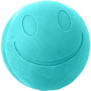 Indestructible Dog Treat Ball Toys for Aggressive Chewers - Safe Bamboo Fiber & Non-Toxic Natural Rubber Chew Toys 2.75" Chewing Ball for Puppies (Blue)