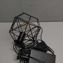 Solar Pendant Lights Outdoor, Shed Light Solar Powered Gazebo Lights Outdoor Chandelier Hanging Lights,Solar Lights Indoor with Pull Cord for Home Chicken Coop Barn Garage Storage