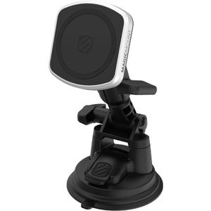 SCOSCHE MP2WDHD MagicMount Pro2 Heavy Duty, Extra-Strong Suction Cup Cell Phone Mount, Windshield/Dashboard Magnetic Phone Holder with Anti-Shake Stabilizer for iPhone, Android, Tablet, Car, Truck