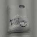 NICETOWN Linen Sheer Curtains 96 inches Long for Living Room, Bedroom Curtains 2 Panels Set Grommet Semi Sheer Privacy with Light Filtering Flax Open Linen Weave Drapes, W52 x L96, White