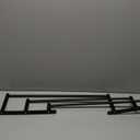 KOKOSIRI Bath Towel Bars Matte Black Bathroom 3-Tiers Ladder Towel Rails Wall Mounted Towels Shelves Rack Stainless Steel, B5002BK-L24