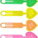 3 x 4pcs, Luggage Tags for Suitcase - Air Travel & Cruise Essentials Luggage Tags, PVC Fluorescent Baggage Tag with Name & Number, Durable Bag Tag to Quickly Spot Luggage, Anti-Loss Suitcase Tags (Universal Size, Mixed Color)