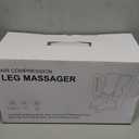 Leg Massager with Heat and Compression, Foot and Calf Massager for Circulation and Pain Relief, Compression Boots with Handheld Controller, 6 Modes 3 Intensities, Gift for Mom Dad (Black)