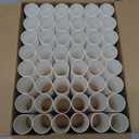 Pack of 48 Cardboard Craft Toilet Paper Tube Rolls, 9.9 cm Length (White)