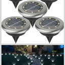PATIOWIN Mini Solar Ground Lights, 12 Pack