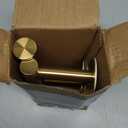 Groleca 2 Pack Adhesive Curtain Holdbacks Curtain Tie Backs Curtain Holdbacks No Drill Curtain Pull Backs Adhesive Curtain Hooks Curtain Holders for Drapes (2, Gold)