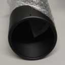 A-KARCK Exhaust Tip 3 Inch Inlet, 3" Inlet 5" Outlet 12" Long Black Coated Finish Muffler Tip for Truck Tailpipe, Stainless Steel Rolled Edge