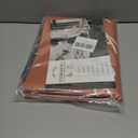 tchdio Bath Mat-Super Absorbent Quick Dry Bath Mats for Bathroom Floor Non Slip-Bathroom Mats with Rubber Backing-Ultra Thin Bathroom Rugs Fit Under Door, 21" x 34", Terracotta