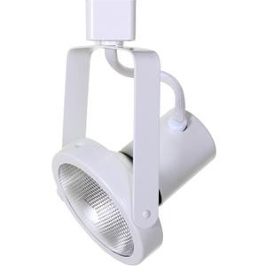 PAR30 Gimbal Ring Line Voltage Track Lighting Head White