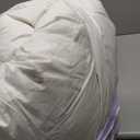 Serta Goose Feather Down Fiber Cotton Comforter King Size - 100% Cotton Duvet Insert - Hotel Luxury Hypoallergenic Bedding Comforter All Season Medium Warmth 106 x 90 Inch White