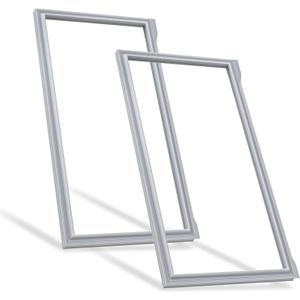2 Pack Upgraded W10830274 Refrigerator French Door Gasket Part For Maytag Whirlpool Refrigerator Door Gasket Freezer Door Seal Replaces EAP11759518 W10443273 PS11759518 WRX735SDBM02 WRX735SDHZ10