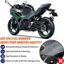 Fuel Tank Pads for Ninja 500 Z500 Ninja 400 with Strong Adhesive - Motorcycle Anti-Slip Fuel Tank Pad Tank Protectors for Ninja 500 Ninja 500 SE Z500 Ninja 400 Z400 2018-2025