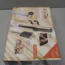 Shark Glam Ceramic & Powerful Air Styling & Drying System, with Silki Straightener & Shark Glossi Air Glosser, for Drying, Curling, Straightening & Glossing, Gold, HD6051S (Straight & Wavy Hair)