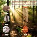37" Sympathy Wind Chimes with Hummingbird, Memorial Wind Chimes for Loss of Loved One Prime, Bereavement/Sympathy/Memorial Gift for Loss of Mother Father Husband Remembrance!(P1) (Gold, 37")