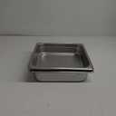 steam pan, 24 Gauge Anti-Jamming Half x 2-1/2" (2.5" Deep)