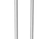 YUMORE Towel Rack Matte Black, Wall Mounted Towel Rack with Shelf for Bathroom (Brushed Nickel)