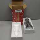 14.2" Christmas Village Buildings Tall Snow Globe Lantern Water Glittering Snowman Family with Music & Timer, USB Lined/Battery Operated Lighted Lantern for Christmas Festival Decoration Gifts