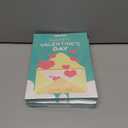 3 x 36 Pack Valentines Day Cards for Kids School  Adorable Die-Cut Animal & Food Classroom Valentines with Pink Envelopes & Stickers, 9 Cute Designs for Boys, Girls & Teachers