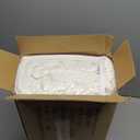 Chezmoi Collection 4-Piece Clip Jacquard Cotton Comforter Set Queen, Boho Chic Textured Tufted Basketweave Striped Bedding with Textured Woven Pillow Cushion, White