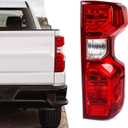 Huray Tail Light Rear Lamp for Chevy Silverado 2019 2020 2021 2022 2023 (Only for Halogen Type) OE Style Assembly Rear Brake Lamp Passenger Side