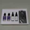 V Light Hair Extensions Kit V-Light Extension Machine V-Light Extension Remover Machine .V-Light Glue 20g * 6 v Light Glue Remover Solution 20ml * 6(Black Machine Set 2)