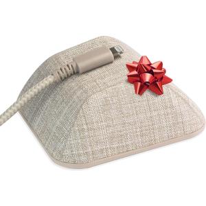 Smartish Magnetic Cord Holder - Cable Wrangler Organizer Stocking Stuffer with Magnet Clips for Charger Management on Desktop, Nightstand for USB-C + Lightning - Lightly Toasted Beige (Medium)