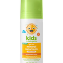 Babyganics SPF 50 Kids Mineral Sunscreen Roller Ball, Totally Tropical | UVA UVB Protection | Octinoxate & Oxybenzone Free | Water Resistant | 2 Pack (3 Ounce)