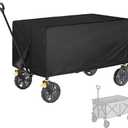 Outdoor Wagon Cart Protective Cover(Only Cover), Folding Garden Wagon Cart Dustproof Organizer Accessories, Waterproof (38" Lx22 Wx20 H)