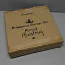 MaidMAX Christmas Ornament Storage Box Holiday Decoration Organizer, 128 Christmas Ball Accessories Holder with Adjustable Dividers, 8 Removable Trays, 600D Oxford, Zippered Closure (Green) (26" x 13" x 13")