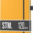 Bullet Dotted Journal Dot Grid Notebook | B6 Daily Journaling Small Pocket Notebooks for Writing | 120gsm Thick Paper, Hard cover, Lay Flat Binding | 4 x 5.8 Journals Cuaderno Libretas de apuntes (Mustard)