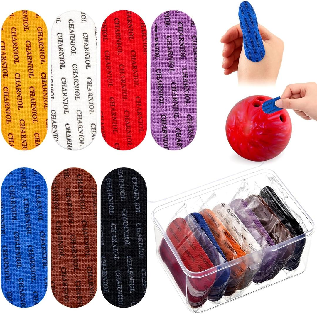 140 Pieces Bowling Tape Bowling Finger Thumb Tape for Ball Hole Thumb Protection Bulk for Sport Supplies
