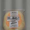 ANWA Adjustable Cat Cone Collar Soft, Cute Cat Donut Collar After Surgery, Kitten Recovery Cones to Stop Licking (Small, Orange)