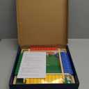 Shut The Box Dice Game 12 Inch Upgraded 2-4 Player Wooden Dice Game Math Addition Games Close The Box Family Wooden Dice Board Game for Kids Adults, Tabletop Version for Classroom, Home, Party or Bar