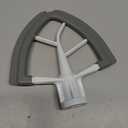 Flex Edge Beater for KitchenAid 4.5/5 Qt Tilt-Head Stand Mixer  Silicone Paddle, Dishwasher Safe, Flexible Silicone Edges Bowl Scraper For Kitchen Aid Accessories and Attachments (Grey) (Gray)