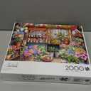 Buffalo Games Jigsaw Puzzles for Adults 2000 Pieces - Tom Wood - The Flower Shop - Hard Adult Puzzle with Reference Poster, Fun, Unique & Challenging for All Abilities, Large 38.5 x 26.5