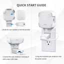 2 x Wall Mount for Blink Sync Module XR with Short Cable - Save Space - No Messy Wires - Easy Move Mount Bracket Holder for Blink Outdoor Indoor Security Camera1 Pack