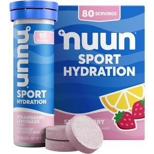 Nuun, Electrolyte Drink Tabs Strawberry Lemonade, 8 Count, 1.9 Ounce (EXP 06/06/27)