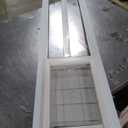 Ideal Pet Products Aluminum Pet Patio Door, Adjustable Height 77-5/8" to 80-3/8", 7" x 11-1/4" Flap Size, White
