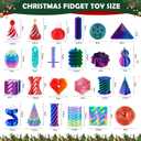 Advent Calendar 2026 Christmas 24 Days Countdown Mini 3D Printed Fidget Toy