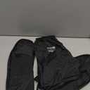 Waterproof Shoe Covers, Reusable & Foldable Rain Boot Shoe Cover with Zipper, Non-Slip, Reflector, Men Women Rain Gear, Black, XXL