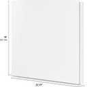 Stelpro Mirage High-End Wall Convector Heater – 1000W / 240V (750W / 208V) – 23 1/2″ W × 18″ H – Ultra-Quiet Fast Heating – Discreet and Elegant – Built-In Electronic Thermostat (AMIR1002W)– White