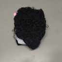 Short Curly Pixie Cut Wigs with Bangs Human Hair for Black Women Non Lace Full Machine Made Rose Net Cap Human Hair Pixie Wig Brazilian Virgin Glueless Bob Wig Human Hair Short Layered Wigs For Women (Natural Color)