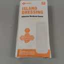 Carbou Island Dressing Bordered Gauze 4"x10" - 25 Sterile Individually Wrapped Pads | Non-Stick Center with Water-Resistant Adhesive Border | Medical Grade Non-Woven Backing for Wound Care & First Aid