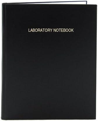 BookFactory Black Lab Notebook - 168 Pages (.25'' Grid Format) 8 7/8'' x 11 1/4'' Black Cover, Square Spine, Section Sewn Hardbound (EPRIL-168-LGS-LKT1) BookFactory Black Lab Notebook - 168 Pages (.25'' Grid Format) 8 7/8'' x 11 1/4'' Black Cover, Square Spine, Section Sewn Hardbound (EPRIL-168-LGS-LKT1)
