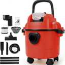4 Gallon Cordless Wet Dry Vacuum for Milwaukee M18 Battery, 20kPa Wet Dry Shop Vac with Brushless Motor, Filter, Hose and Attachments, for Garage Car Workshop (No Battery)