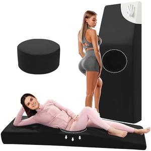 HOMBYS BBL Bed After Surgery for Sleeping with Hole,High Density Foam BBL Mattress with Hole,Brazilian Butt Lift Recovery Pillow After Surgery with Removable Cover (67x22x6.3in)