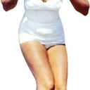 Cardboard People Marilyn Monroe White Swim Suit Life Size Cardboard Cutout Standup, One Size