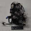 Yuusei Outdoor String Light with Remote, 100FT Outdoor Lights for Patio with 50+2 Shatterproof G40 Edison Bulbs, IP45 Waterproof String Lights for Backyard, Bistro, Cafe, Market 2500K Warm White