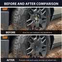 Wheel Hub Center Caps Compatible for Tesla Cybertruck Accessories Full Coverage Cybertruck Wheel Caps ABS Hubcaps Wheel Cover Caps, Only Compatible with All Terrain Tires