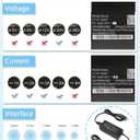 24V 6A Power Supply Adapter,100-240V AC to DC 24V 6A Power Adapter with 5.5mm x 2.5mm DC Output Jack Transformers US Plug for 5050 3528 LED Strip Light,CCTV Security System